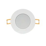 Led σποτ στρόγγυλο λευκό 8W 230V AC ενδιάμεσο φως 4000k 650lm δέσμης 120° στεγανό IP65