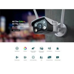 Κάμερα TP-LINK Wi-Fi IP VIGI C340-W με φακό 4mm & ανάλυση 4MP SD στεγανή IP66, Ver. 1.0