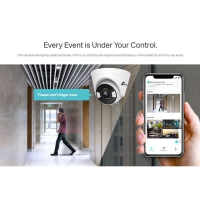 Κάμερα TP-LINK δικτυακή IP VIGI C440 με φακό 2.8mm & ανάλυση 4MP με τροφοδοσία PoE SD, Ver. 2.0