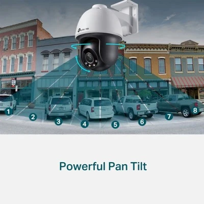 Kάμερα TP-LINK IP δικτυακή VIGI C540 με φακό 4mm & ανάλυση 4MP με τροφοδοσία PoE στεγανή IP66, SD, Ver. 2.0