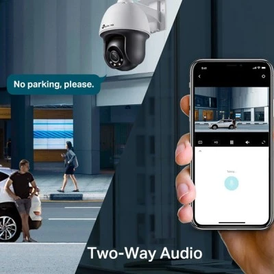 Kάμερα TP-LINK IP δικτυακή VIGI C540 με φακό 4mm & ανάλυση 4MP με τροφοδοσία PoE στεγανή IP66, SD, Ver. 2.0
