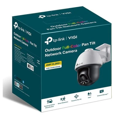 Kάμερα TP-LINK IP δικτυακή VIGI C540 με φακό 4mm & ανάλυση 4MP με τροφοδοσία PoE στεγανή IP66, SD, Ver. 2.0