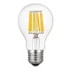 Λάμπα led Filament αχλάδι Ø60mm με ντουί Ε27 10W 230V 2700k θερμό λευκό φως 1060lm 30000h