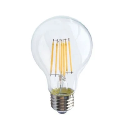Λάμπα led Filament αχλάδι με ντουί Ε27 8W 230V 6500k ψυχρό λευκό φως 915lm 30000h