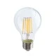Λάμπα led Filament αχλάδι με ντουί Ε27 8W 230V 6500k ψυχρό λευκό φως 915lm 30000h