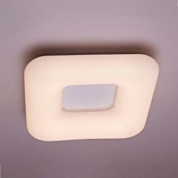 LED φωτιστικό οροφής τετράγωνο DESIGNER SERIES 80W με τηλεχειριστήριο 6600lm