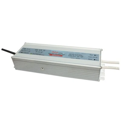 Τροφοδοτικό - led driver μεταλλικό 200W 230VAC σε 24VDC 8.3A στεγανό IP67 για ταινίες & λάμπες LED