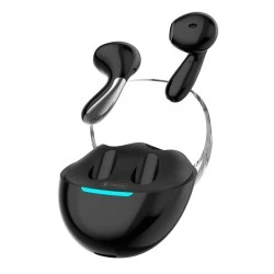 Εarphones με θήκη φόρτισης CELEBRAT  W51 True Wireless, Φ13mm σε μαύρο χρώμα σύνδεση με smartphone μέσω BΤ