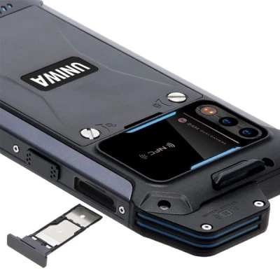Smartphone UNIWA W888 6.3"  4/64GB, ηχείο 2W Atex Zone 2, αδιάβροχο & στιβαρό IP68, μαύρο