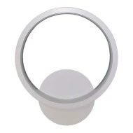 LED φωτιστικό απλίκα λευκή στρογγυλή 18W 3 σε 1 φωτισμό με εναλλαγή απόχρωσης 1800lm