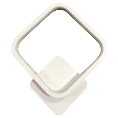 LED φωτιστικό απλίκα λευκή τετράγωνη 18W 3 σε 1 φωτισμό με εναλλαγή απόχρωσης 1800lm