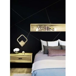 Μοντέρνο Φωτιστικό Τοίχου LED 18W 1800LM με θερμό φως 