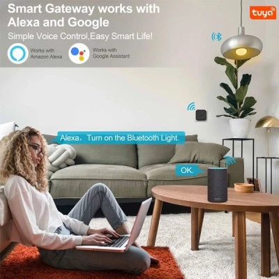 SMART HUB Wi-Fi & Bluetooth σύνδεση μέσω εφαρμογής Smart Life ή Tuya Smart συσκευή απομακρυσμένου ελέγχου σε μαύρο χρώμα SMART HUB Wi-Fi & Bluetooth σύνδεση μέσω εφαρμογής Smart Life ή Tuya Smart συσκευή απομακρυσμένου ελέγχου σε μαύρο χρώμα