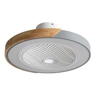 Ανεμιστήρας οροφής 25W "WOODY" με 6 ταχύτητες & τηλεχειριστήριο με επιλογή χρώματος φωτισμού  3000K-4500K-6500K
