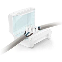 Κουτί στεγανοποίησης με gel pascal 6mp 38x30x26mm κατάλληλο για καλώδια max 3x2.5mm