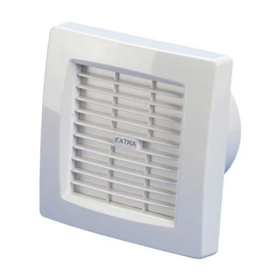 Εξαεριστήρας μπάνιου EUROPLAST X120 λευκός Φ120 20W 150m3/h 230V επίτοιχης τοποθέτησης