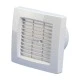Εξαεριστήρας μπάνιου EUROPLAST X120 λευκός Φ120 20W 150m3/h 230V επίτοιχης τοποθέτησης