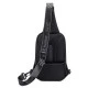 Τσάντα Crossbody ARCTIC HUNTER XB00126 αδιάβροχη μαύρη με πληθώρα θηκών για μικροαντικείμενα