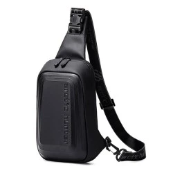 Τσάντα Crossbody ARCTIC HUNTER XB00126 αδιάβροχη μαύρη με πληθώρα θηκών για μικροαντικείμενα