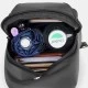 τσάντα Crossbody ARCTIC HUNTER XB13005 4L αδιάβροχη μαύρη με ρυθμιζόμενο ιμάντα