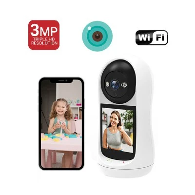 Κάμερα Mini WIFI PAN TILT IP  με δυνατότητα video-κλήσης με ανάλυση εικόνας 3MP κάλυψη IR 5m
