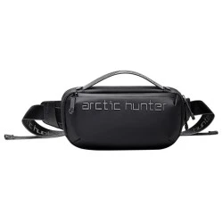 Τσάντα μέσης ARCTIC HUNTER Y00020 αδιάβροχη μαύρη με ρυθμιζόμενο ιμάντα