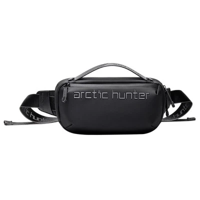 Τσάντα μέσης ARCTIC HUNTER Y00020 αδιάβροχη μαύρη με ρυθμιζόμενο ιμάντα