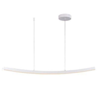 Κρεμαστό φωτιστικό LED NAAVA 20W θερμό φως 3000k 1400lm λευκό αλουμίνιο IP20 102x15x110cm