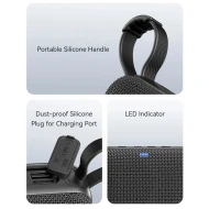 USAMS φορητό ηχείο YX015, 5W, Bluetooth, 1200mAh, μαύρο USAMS φορητό ηχείο YX015, 5W, Bluetooth, 1200mAh, μαύρο