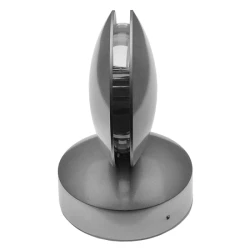 Μοντέρνα επιτοίχια απλίκα LED kelvo® ZERODA 9W 1440lm IP44 ψυχρό λευκό 6000K ασημί 12x11x17cm 93066