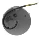 Μοντέρνα επιτοίχια απλίκα LED kelvo® ZERODA 9W 1440lm IP44 ψυχρό λευκό 6000K ασημί 12x11x17cm 93066