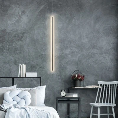 Κρεμαστό LED φωτιστικό AVENUE 18W θερμό φως 3000k 920lm dimmable αφής D8xd1,8xh250cm IP20