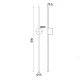 Κρεμαστό LED φωτιστικό AVENUE 18W θερμό φως 3000k 920lm dimmable αφής λευκό μεταλλικό IP20