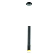 Φωτιστικό οροφής κρεμαστό LED ESTRELA 5W θερμό φως 3000k 300lm μαύρο μεταλλικό D6xh228cm IP20