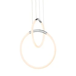 Κρεμαστό φωτιστικό LED VENUS 24W θερμό φως 3000k 1680lm χρώμιο μεταλλικό 40x30xh164cm IP20 Κρεμαστό φωτιστικό LED VENUS 24W θερμό φως 3000k 1680lm χρώμιο μεταλλικό 40x30xh164cm IP20