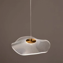 Φωτιστικό κρεμαστό LED NINFEA 5W θερμό φως 3000k 400lm D22xh160cm εσωτερικού χώρου IP20