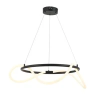 Κρεμαστό φωτιστικό LED KYMA 36W θερμό φως 3000k 2100lm μαύρο μεταλλικό IP20 D60xh230cm