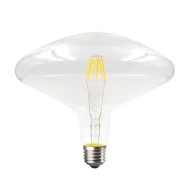 Λάμπα led filament μανιτάρι διάφανη Ε27 6W 230V 2700k θερμό λευκό φως 690Lm ντιμαριζόμενη