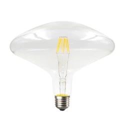 Λάμπα led filament μανιτάρι διάφανη Ε27 6W 230V 2700k θερμό λευκό φως 690Lm ντιμαριζόμενη
