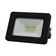 Προβολέας με led smd eco 10W 230V μωβ φως αλουμινίου μαύρος στεγανός IP65 σε μαύρο χρώμα