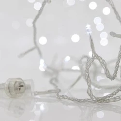 Flash 700 led λευκό ψυχρό φως 5mm σε σειρά με επέκταση ανά 10cm 31V διάφανο καλώδιο IP44