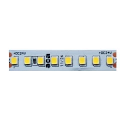 Ταινία Led Samsung 5 μέτρων 9.6W/m 1650lm/m 24V DC στεγανό IP65 Nano ενδιάμεσο φως 4000K Ra80 10mm 