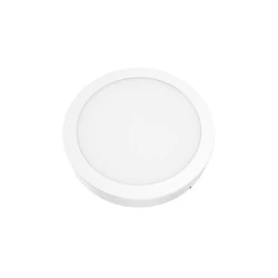 Φωτιστικό LED Panel στρόγγυλο λευκό οροφής επίτοιχο 230VAC 23W ενδιάμεσο χρώμα φωτός 4000K 2120Lm Φ285mm IP20