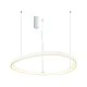 ΚΡΕΜΑΣΤΟ ΦΩΤΙΣΤΙΚΟ LED HARMONY 44W CCT 4670LM ΛΕΥΚΟ ΑΛΟΥΜΙΝΙΟ IP20 D60xH120cm