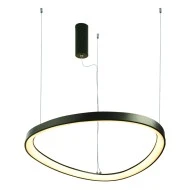 Kρεμαστό φωτιστικό Led Harmony 73W με δυνατότητα επιλογ΄ής απόχρωσης φωτός CCT 5800lm μαύρο ματ μεταλλικό IP20 D80xH120cm