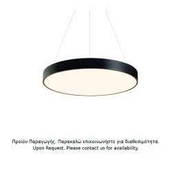 ΚΡΕΜΑΣΤΟ ΦΩΤΙΣΤΙΚΑ LED OPTIMUS 100W 9500LM CCT ΜΑΥΡΟ ΜΕΤΑΛΛΙΚΟ D100XH120CM 