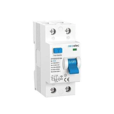 Διακόπτης Διαρροής RCCB 2x63A 30mA 2 Πολων A-Type