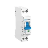 Αυτόματη ασφάλεια διπολική MCB 1P+N C16 3kA 1M λειτουργεί αποτελεσματικά με ρεύμα 16A