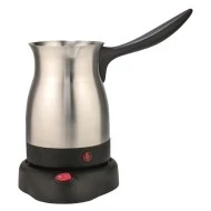 Ηλεκτρικό μπρίκι ανοξείδωτο 800W 600ml με διακόπτη on/off και φωτεινή ένδειξη λειτουργίας