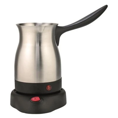 Ηλεκτρικό μπρίκι ανοξείδωτο 800W 600ml με διακόπτη on/off και φωτεινή ένδειξη λειτουργίας